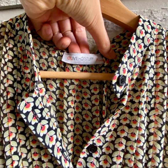 Sheer & Flowy Yellow Floral Summer Dress - Picture 6 of 11